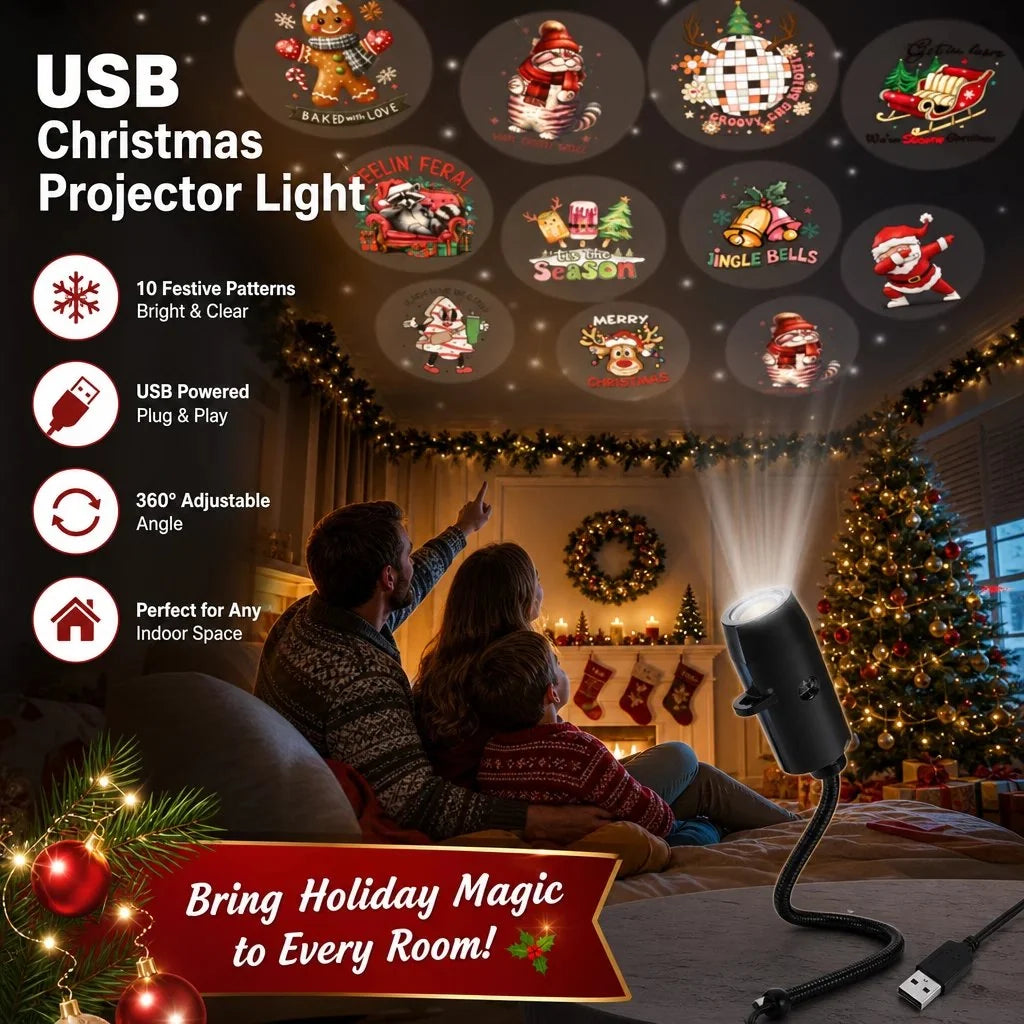 Hendrx® Kerstprojector – Kerstsfeer in seconden